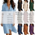 thumbnail image 4 of Noric Women's Collared Short Sleeve Midi Shirt Dresses Button Front Loose Fit Casual Solid Cover Up Dresses for Beach Vacation Daily, 4 of 6