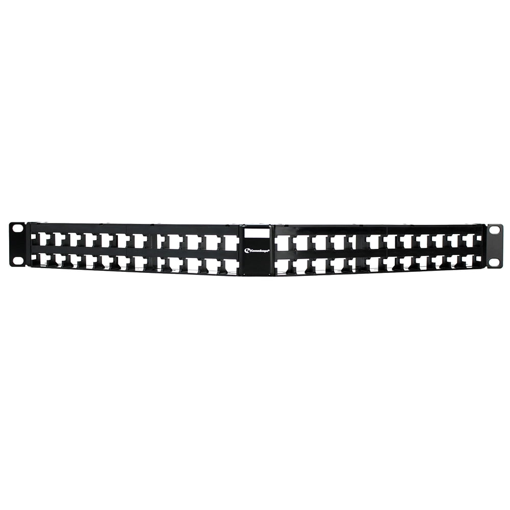 Commscope M4800A-1U-Ps 1U 48-Port Angled Panel For Rack Mount - Walmart ...