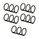 thumbnail image 3 of Carpetas de hojas metálicas sueltas de 5x3 anillas, 3 agujeros, anillas para encuadernación de hojas metálicas sueltas, anillas para libros, para , Negro 25mm Sunnimix Anillos de libro, 3 of 8