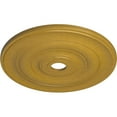 thumbnail image 3 of Ekena Millwork 26 1/2"OD x 3 5/8"ID x 1 1/2"P Jefferson Ceiling Medallion (Fits Canopies up to 5"), Hand-Painted Iridescent Gold, 3 of 6
