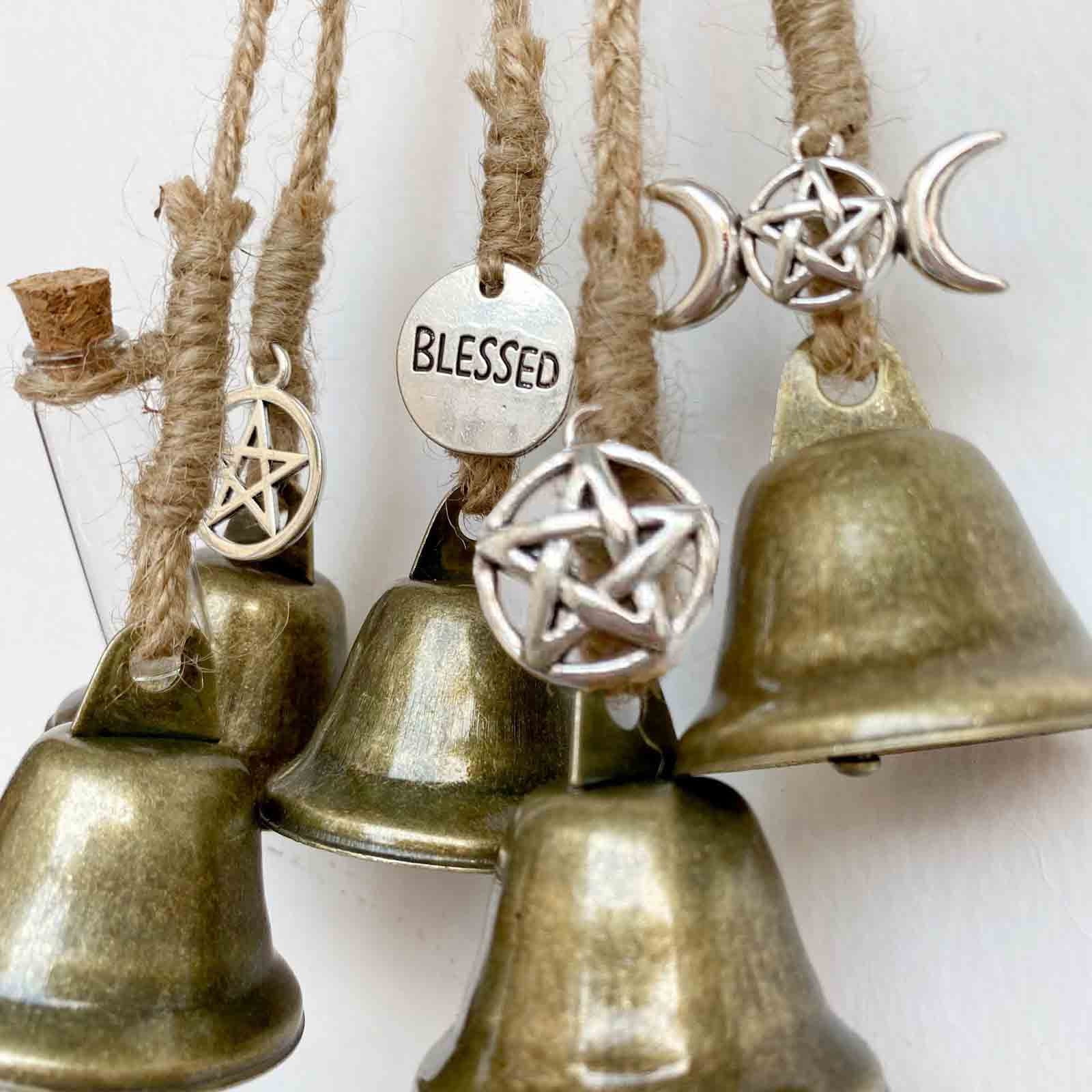 Blessing Bells - Witches Bells, Blessing Wind Bells Welcome Doorbells,  Blessing Bells Evil Spirit Wind Chimes Witch Bell Door Charm Witchcraft  Decor