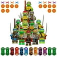 thumbnail image 1 of BlockVoyage 12PCS Figuras de Bloques de Construcción Ninja Héroes – Set de Mini Figuras Tortugas para Cumpleaños, Adornos de Pastel y Exhibiciones de Fans, 1 of 10