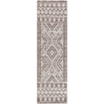 thumbnail image 6 of Hauteloom Hanh Recycled Material Living Room, Bedroom Area Rug - Bohemian, Transitional - Beige, Dark Red, Tan - 2' x 3', 6 of 8