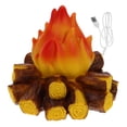 thumbnail image 1 of Artificial Fire Flame Decoration Modern Minimalist 1Set 4.7In, 1 of 8