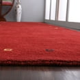 thumbnail image 3 of Rugsotic Carpets Handmade Rugs Hand Knotted Loom Runner 2'6''x8' Red Wool for Indoor Use, 3 of 8