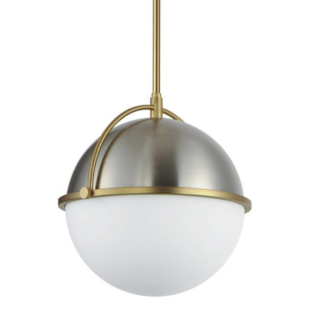 

Maxim 12412 Duke 12 Wide Pendant - Satin Nickel / Satin Brass