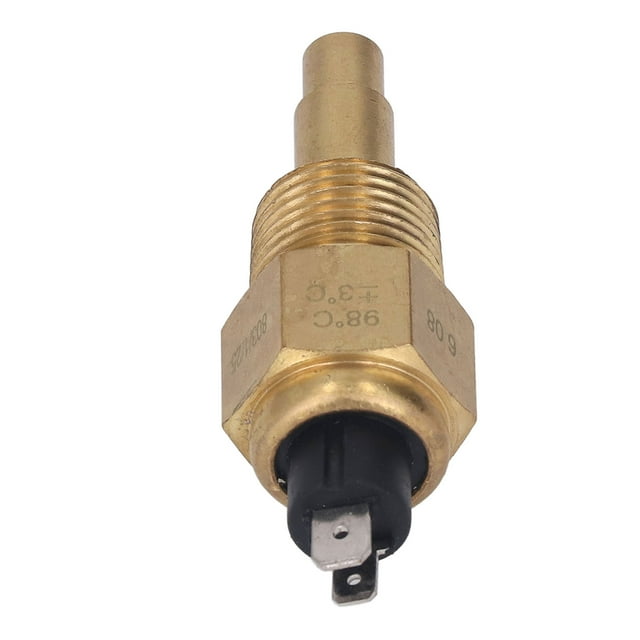 Oil Water Temp Transducer, Easy To Install 6-24V 0-120 Degrees Celsius Water Temperature Sensor For Diesel Engine NPT1/2,NPT1/2 Short