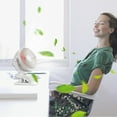 thumbnail image 6 of Harlier USB Clip on Fan, Personal Desk Fan, Quiet Clip on Fan for Bedroom, Office Small fan with Sturdy Clamp, Portable Cooling Fan for travel, 3 Speeds Powerful Fan, Mini 6 inches, 6 of 6