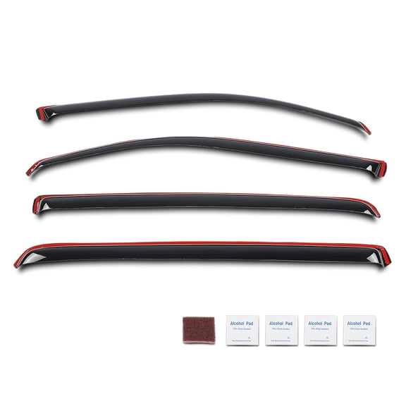 AVS In-Channel Ventvisor /Window Deflectors Fit For 19-25 RAM 1500 Crew Cab 4pc