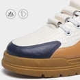 thumbnail image 5 of NOKIO Men's Sneaker Wide Width S𝗅ip On Sport Shoes Breathable Lightweight Athlet𝗂c Shoes 𝖫a𝖼e Up Non-S𝗅ip Casual Shoes Comfortable Cushion Running Shoes for Back to College, Summer and Autumn, 5 of 6