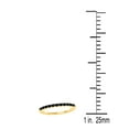 thumbnail image 5 of AoneJewelry 10k Gold (Rose, White, Yellow) Wedding Band With 0.60 Cttw (Color Black, Clarity I2-I3) Round Shape Black Diamonds, 5 of 5