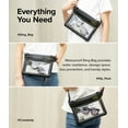 thumbnail image 3 of Ringke Waterproof Bag [Sling Bag] Lightweight Waterproof Large Capacity Touch Friendly TPU Sling Bag - Black, 3 of 11