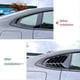 thumbnail image 5 of Rear Window Louvers Shutters Blinds Cover Trim For BMW Carbon Fiber, 5 of 5