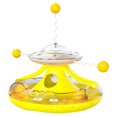 thumbnail image 1 of Tocadiscos Para Gatos, Juguete Con Fugas De Comida, Alimentador Lento Para Mascotas Con Divertidas Bolas Giratorias, Juguete De Pista Para Gatos, Dispensador De Comida Multifuncional Y Juguete Yuarrent PT001632-03, 1 of 6
