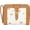 Orange, variant on Bow Women's Wallet Cute Bifold Zipper Around Wallet for Women RFID Credit Card Holder Purse for Ladies Aesthetic Leather Card Holder Purse