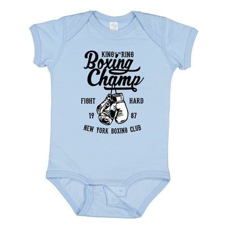 

Inktastic Boxing Champ Fight Hard Gift Baby Boy or Baby Girl Bodysuit