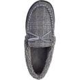 thumbnail image 4 of Men's Slippers Moccasin Plush Lined House Shoes Fuzzy Furry Brown, 4 of 8