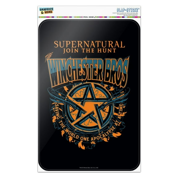 Supernatural The Winchester Bros Home Business Office Sign