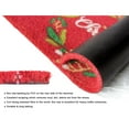 thumbnail image 4 of Rugsmith Red Machine Tufted Holiday Merry Christmas Wreath Doormat, 18" x 30", 4 of 5