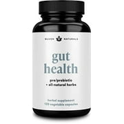 All-in-One Gut Health w/Premium Probiotics, Organic Prebiotics, Digestion-Boosting Herbs, and Adaptogens - Leaky Gut Repair Formula to Support Gut Lining, Aid in Digestion, and Promote