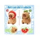 thumbnail image 3 of Muñeco De Peluche Capibara Xtellar color cafe Con Mochila De Tortuga Y Sombrero 2pz, 3 of 4