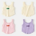 thumbnail image 4 of Girls Dance Tank Tops Set, Sleeveless Round Neck Basic Cute Crop Camisole Tops for Kids Purple 4-5Years 1 Pcs, 4 of 4