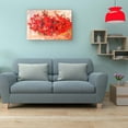thumbnail image 5 of Startonight Canvas Wall Art Abstract - Red Poppies and a Frame Painting - Framed 24" x 36"&nbsp;, 5 of 6