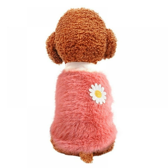 Dog Fleece Coat Pet Plush Warm Winter Sweater for Small Dogs French Bulldog Puppy