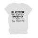 thumbnail image 1 of Gibobby Playera Corte clásico para Mujer Camiseta manga corta con cuello redondo y estampado letras divertidas para mujer(Blanco,M), 1 of 5