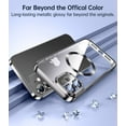 thumbnail image 2 of Magnetic Clear for iPhone 12 Case with Exlusive Build-in Camera Cover [No.1 Strong N52 Magnets] [Compatible with Magsafe] for Women Girls Phone Case (6.1")-Black, 2 of 12