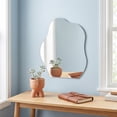thumbnail image 6 of VVQ 1Pc Irregular Wall Mirror Tiles, Explosion Proof Acrylic Stick On Mirror for Bathroom Bedroom, High Definition Self Adhesive Frameless Vanity Mirror Decor, 6 of 6