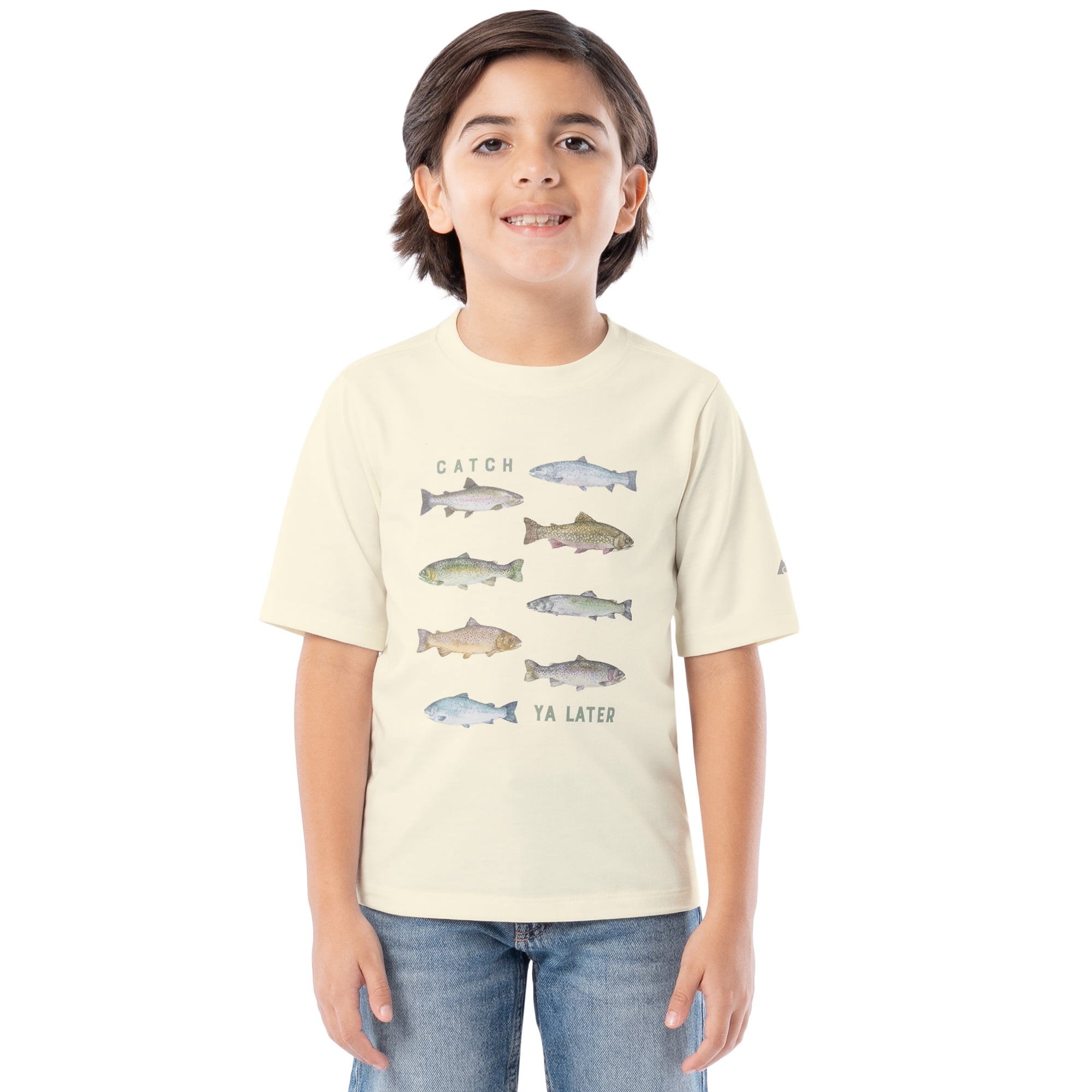 Ozark Trail Boy's Graphic Short Sleeve T-Shirt, Sizes 4-18