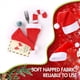 thumbnail image 3 of Decoración de mesa navideña, Mini sombrero de Papá Noel, vajilla, juego de cuchillos y tenedores, soportes de platería, decoraciones colgantes de Navidad, ajuste de mesa de Navidad, 3 of 4