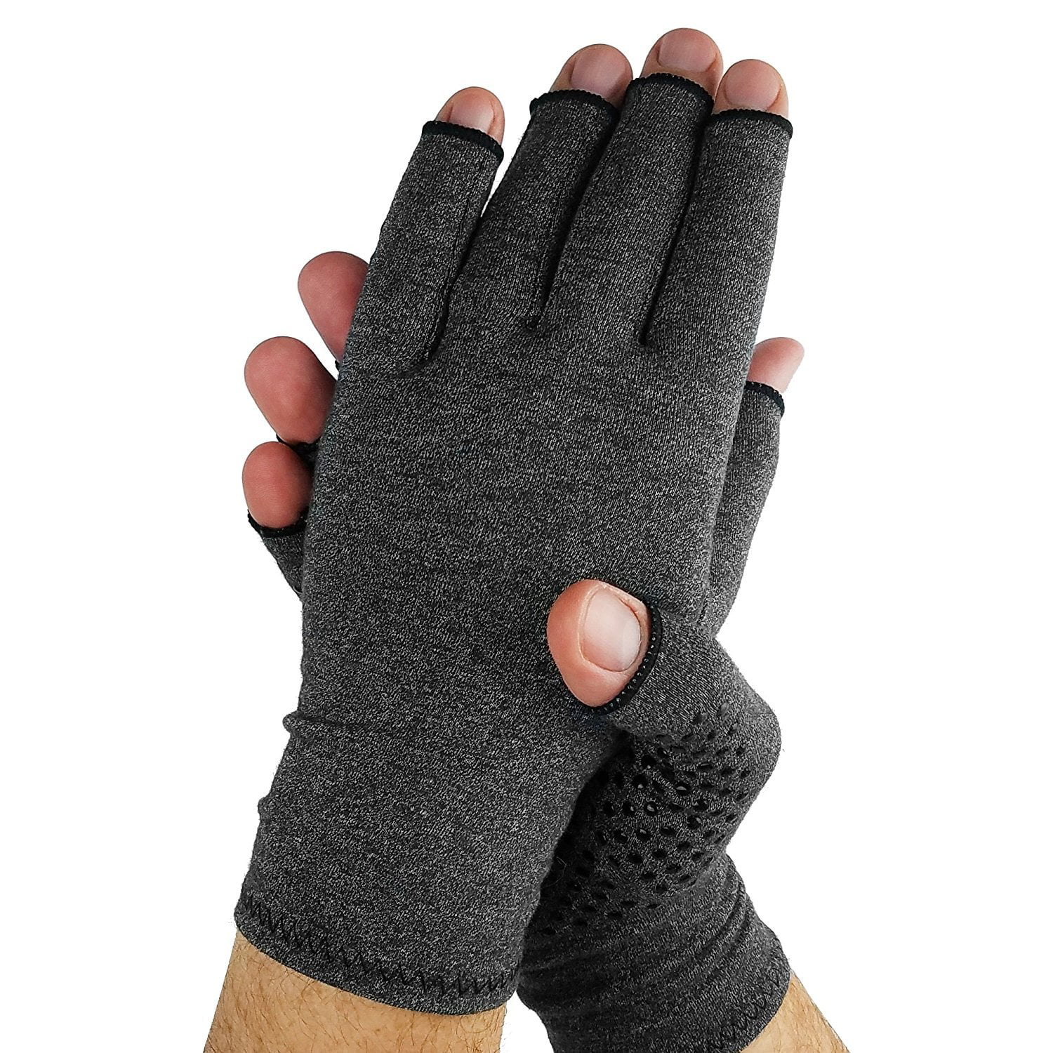 Arthritis Gloves With Grips Open Fingers For Men And Women Walmart