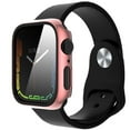 thumbnail image 3 of For Apple Watch Iwatch Series 7 Case 41mm Tempered Glass Shockproof Full Cover - Pink, 3 of 8