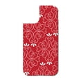 thumbnail image 3 of DistinctInk Custom SKIN / DECAL compatible with OtterBox Defender for iPhone 11 Pro (5.8" Screen) - Dark Red White Floral, 3 of 5