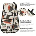 thumbnail image 4 of Dailycode Double Sided Oven Mitt with Loop Heat Resistant Kitchen Long Potholders 7" x 35" Japanese Maneki-neko Cats, 4 of 6