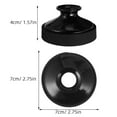 thumbnail image 2 of Raindrops 2Pcs Black Alto Saxophone Muffler Accessory with Enhanced Sound Texture for Musical Expressiveness, 2 of 8