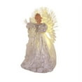 thumbnail image 4 of Kurt Adler 18-inch White and Silver Fiber-Optic LED Angel Treetop, 4 of 7