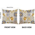 thumbnail image 6 of Throw Pillow Cover Retro Ornament Square Lemons Sicily Home Decor Pillowcase for Sofa 18x18 Inches, 6 of 6