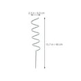 thumbnail image 2 of Raindrops  8 Pcs Plant Support Stakes Single Stem Plants Flowers Dark Green, 2 of 8