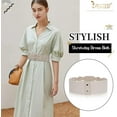 thumbnail image 4 of JASGOOD Women's Elastic Wide Retro Stretch Belt Dress Retro Fashion Belt, 4 of 10