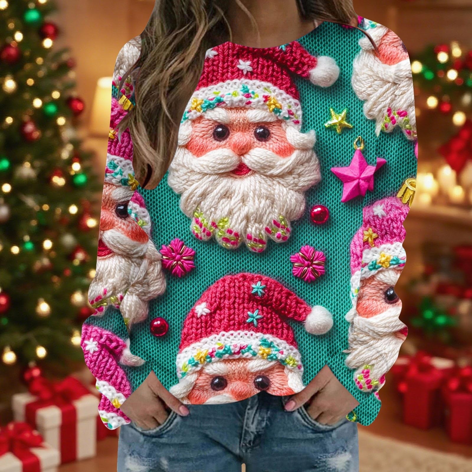 womens christmas dresses funny Womens. Dress Red Llama Women's Christmas Sweater