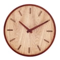 thumbnail image 3 of Reloj de pared, reloj de pared de madera, reloj de pared de madera silencioso, reloj de pared de madera, funcionalidad versátil, 3 of 12