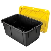 Greenmade 4 Pack Heavy-Duty Plastic Storage Boxes with Lids, 27 Gallon (4)