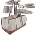 thumbnail image 2 of Bolsa de leña Soporte para transporte de troncos al aire libre Bolsa de transporte de madera para leña de gran capacidad, 2 of 5
