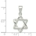 thumbnail image 3 of Sterling Silver 3-D Star of David Pendant Charm, 3 of 4