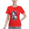 thumbnail image 1 of Women's Basic Short Sleeve T-Shirt Demon Slayer Butterfly Ninja, 1 of 6