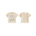 thumbnail image 2 of Miaouyo Baby First Birthday T Shirt Cute Animal Print Short Sleeve Round Neck Tops, 2 of 9