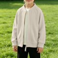 thumbnail image 6 of SJLDQY Boy's Zip Up Jacket Casual Long Sleeve Sweatshirts Fall Winter Coat Comfy Outerwear with Pocket, 6 of 6